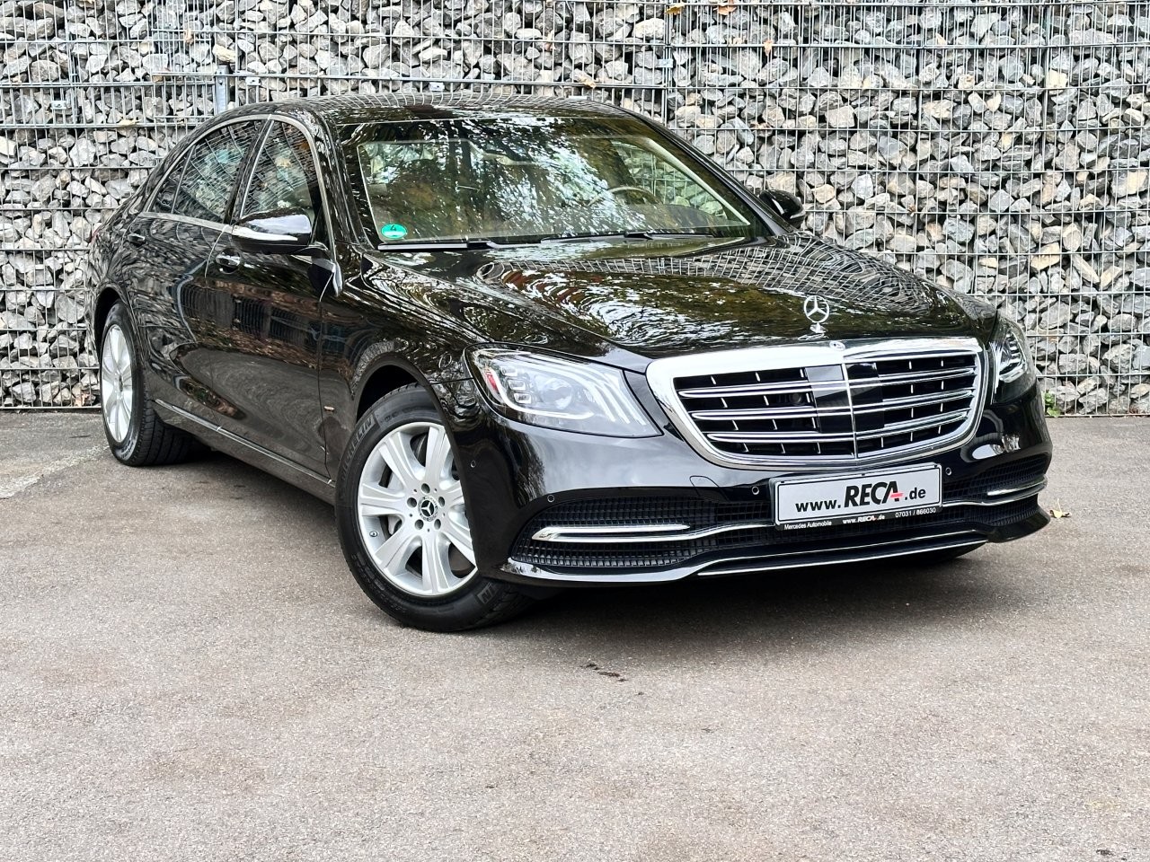Mercedes-Benz S 600 Guard (W222) blindée d\u2019usine, niveau de protection VR9 — flotte de location RECA Guard Sindelfingen, Allemagne
